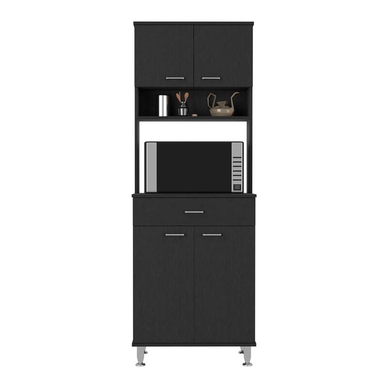 Pantry With Two Double Door Cabinet