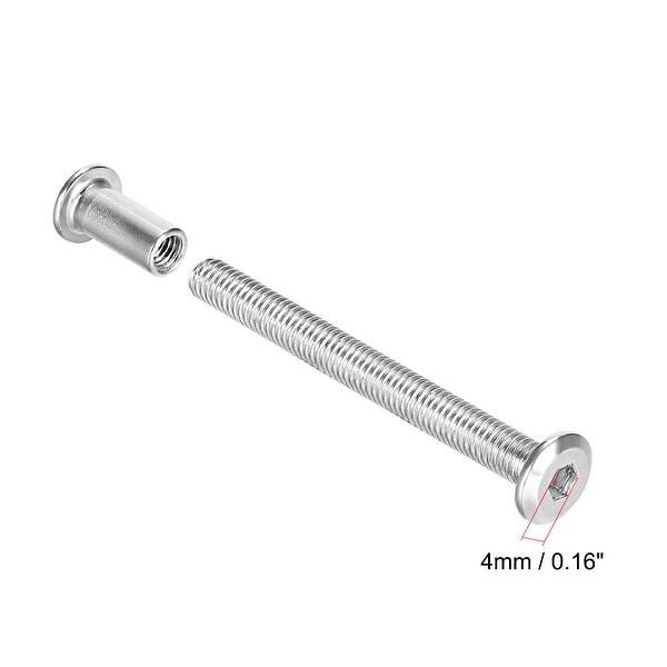 Hex Socket Screw Post Binding Bolts Leather Fastener, Stainless Steel