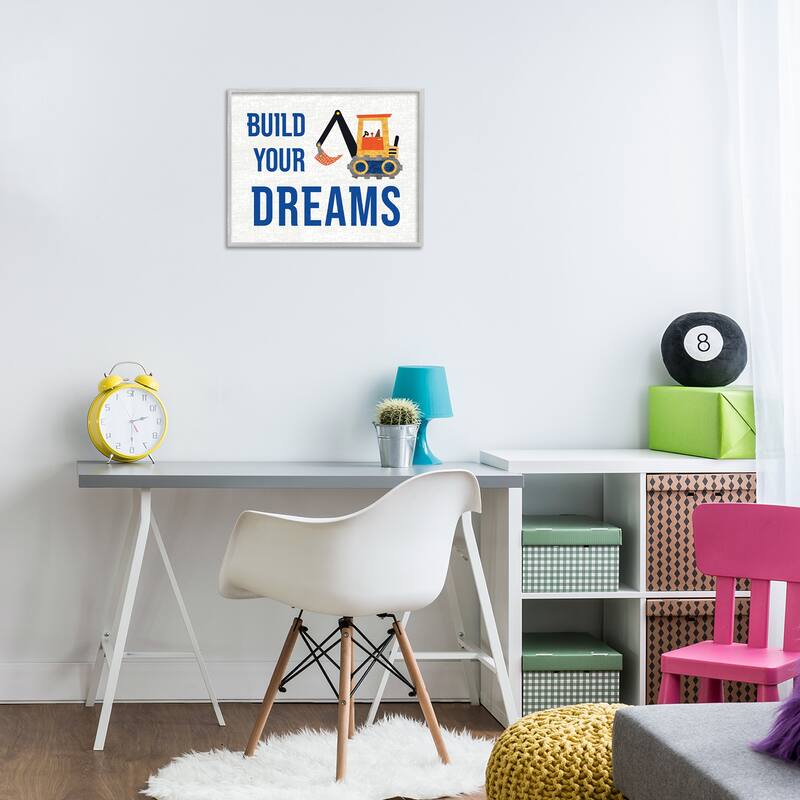 Stupell Build Your Dreams Framed Giclee Art Design By Conrad Knutsen
