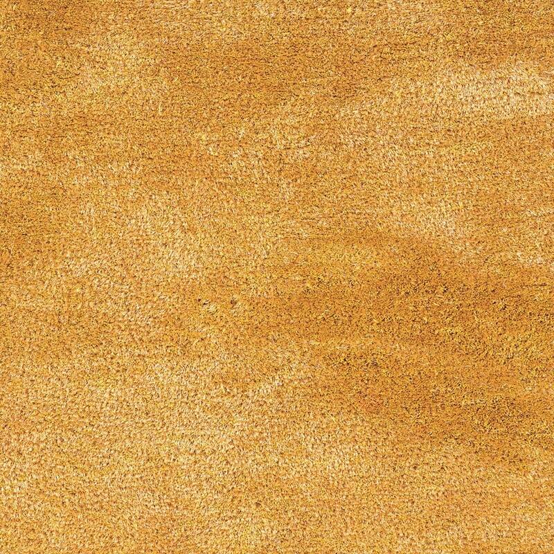 HomeRoots Solid Color Shag Rectangle Area Rug - 62.99 in. x 38.98 in. x 1.60 in.