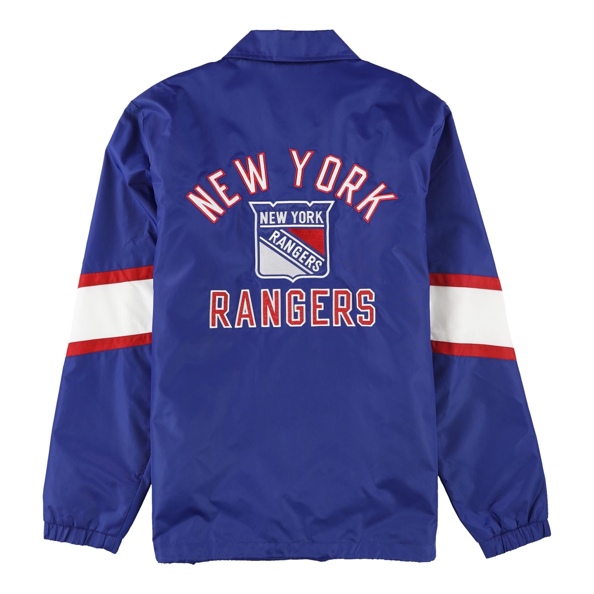 STARTER Mens NY Rangers Jacket,, Blue, Large (Regular) Bed Bath
