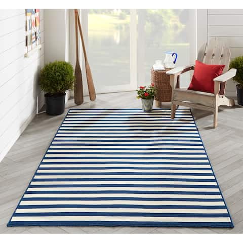 Momeni Baja Stripe Indoor Outdoor Rug
