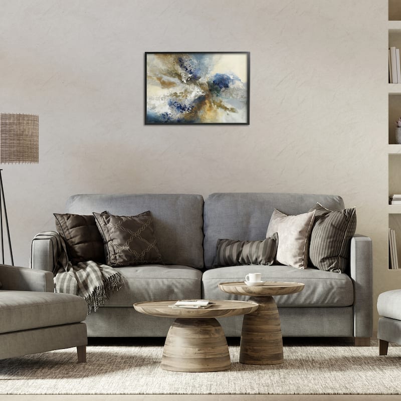 Stupell Expressive Neutral Distortion Framed Giclee Art Design By K. Nari