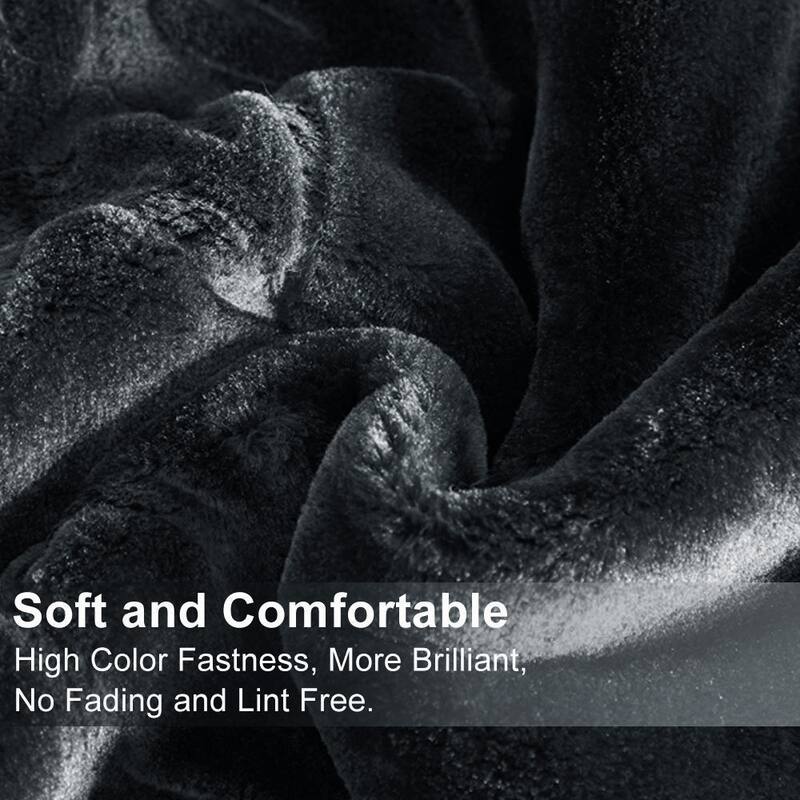 Luxury Embossed Floral Fleece Blanket