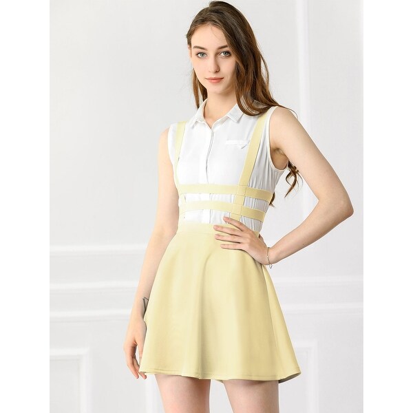 Women's Pleated A-Line Elastic Waist