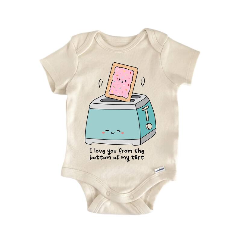 Bottom Of My Tart Best Friends Bff Bestie Valentine's Day - Baby Boy Girl Bodysuit - Pink - 0-3M