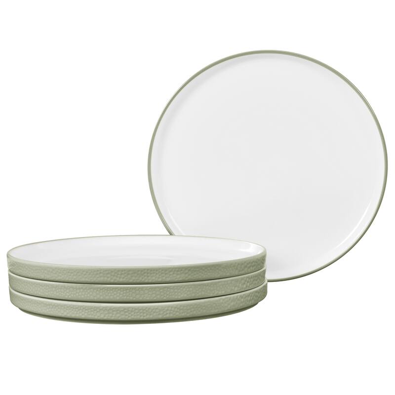 Noritake Colortex Stone Set Of 4 Stax Salad Plates, 7-1/2" - Sage