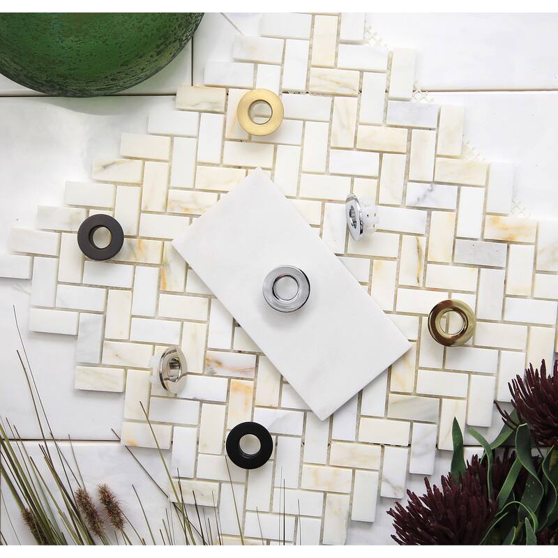 Kingston Brass Made To Match 1-3/16" Sink Overflow Hole Cover Ring