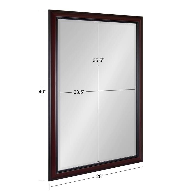 Kate and Laurel Dalat Framed Beveled Wall Mirror