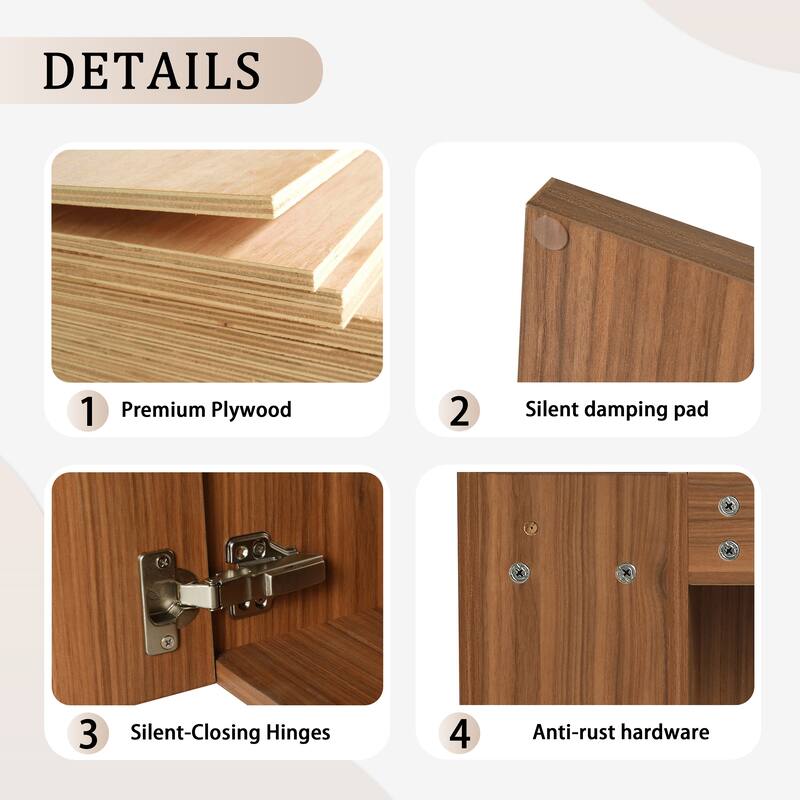 20'' Wall-Mounted Bathroom Vanity with Resin Sink & Soft-Close Door - Compact & Durable Design