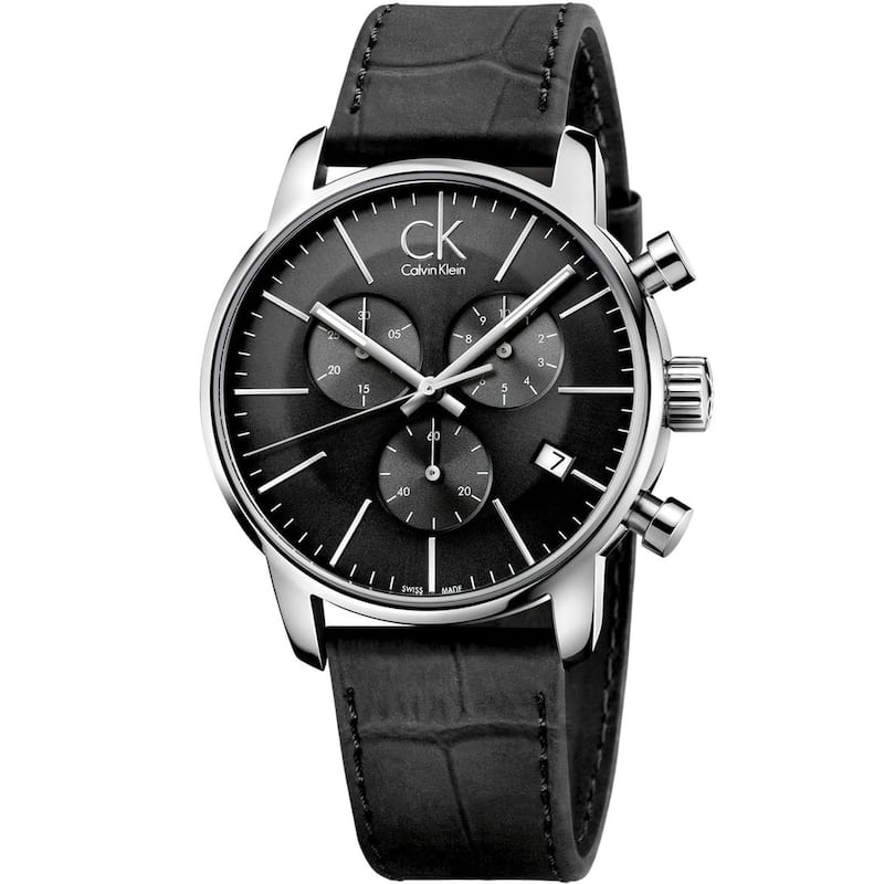 Calvin Klein Men's City Black Dial Watch - K2G271C3 - 6 (36)