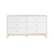 preview thumbnail 2 of 8, MOD 60"W 6-Drawer Wood Double Dresser