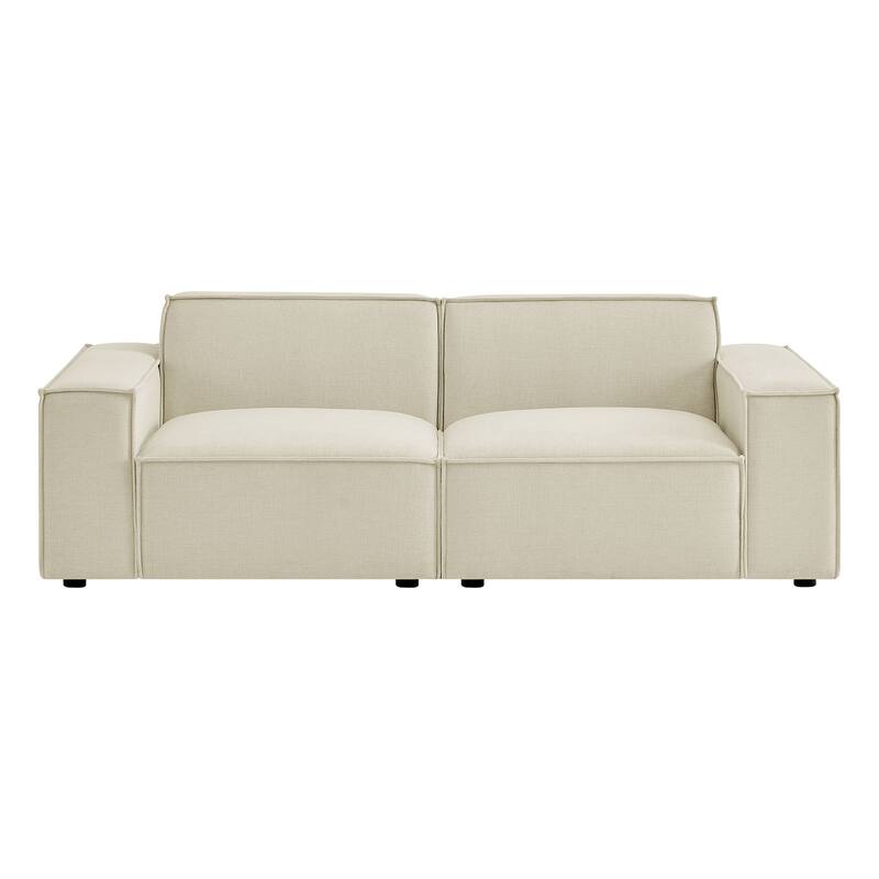 Restore 2-Piece Performance Fabric Upholstered Modular Loveseat