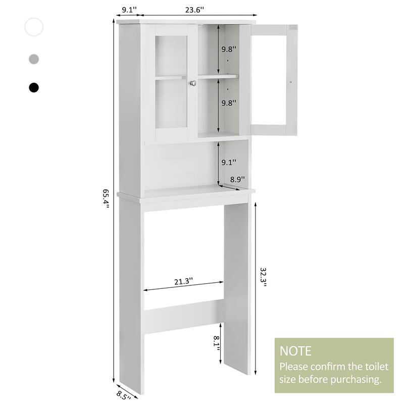 Futzca Over The Toilet Storage Cabinet