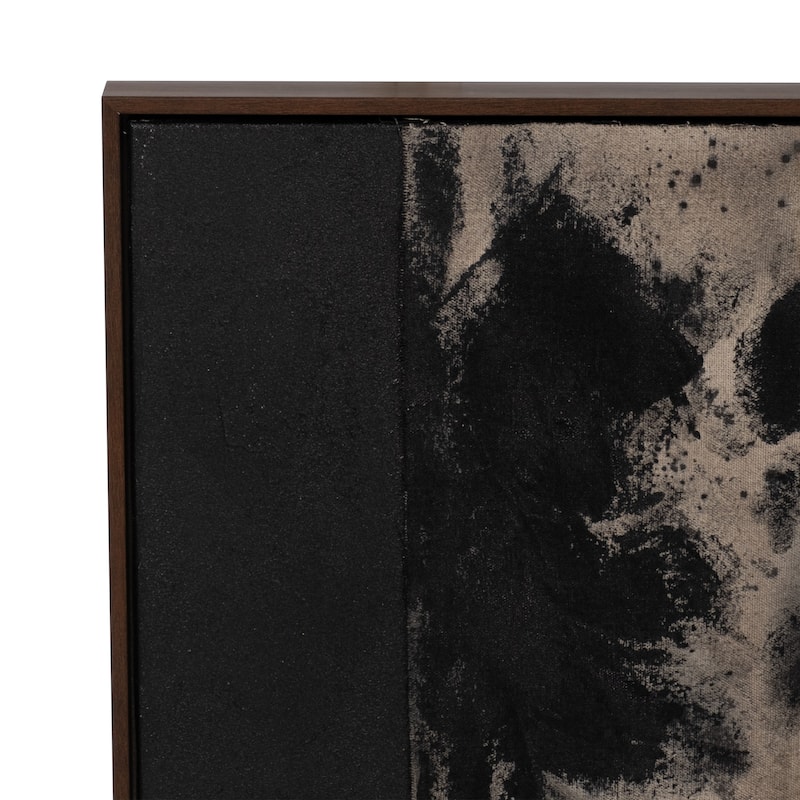 Contemporary Wall Art Paintings with Neutral Designs Set of 6 - Brown, 20"