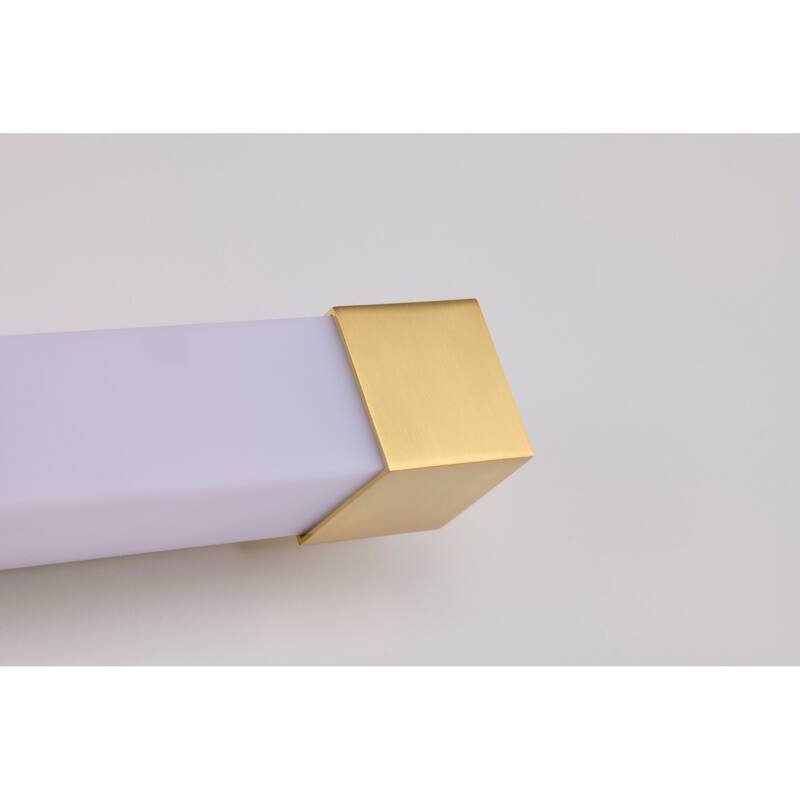 Brightwyn 16 Inch LED Vanity Brushed Brass Finish - Brushed Brass