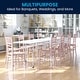 preview thumbnail 3 of 38, Kids Resin Stacking Chiavari Chairs for Formal Events (Set of 10)