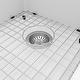 preview thumbnail 40 of 82, Karran Drop-In Quartz 33 in. 1-Hole Single Bowl Kitchen Sink Kit