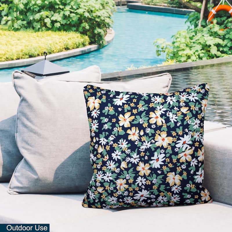 Indoor Outdoor Waterproof Throw Pillows 18x18 Inches with Inserts for Your Patio Furniture, Chairs, Indoor Décor