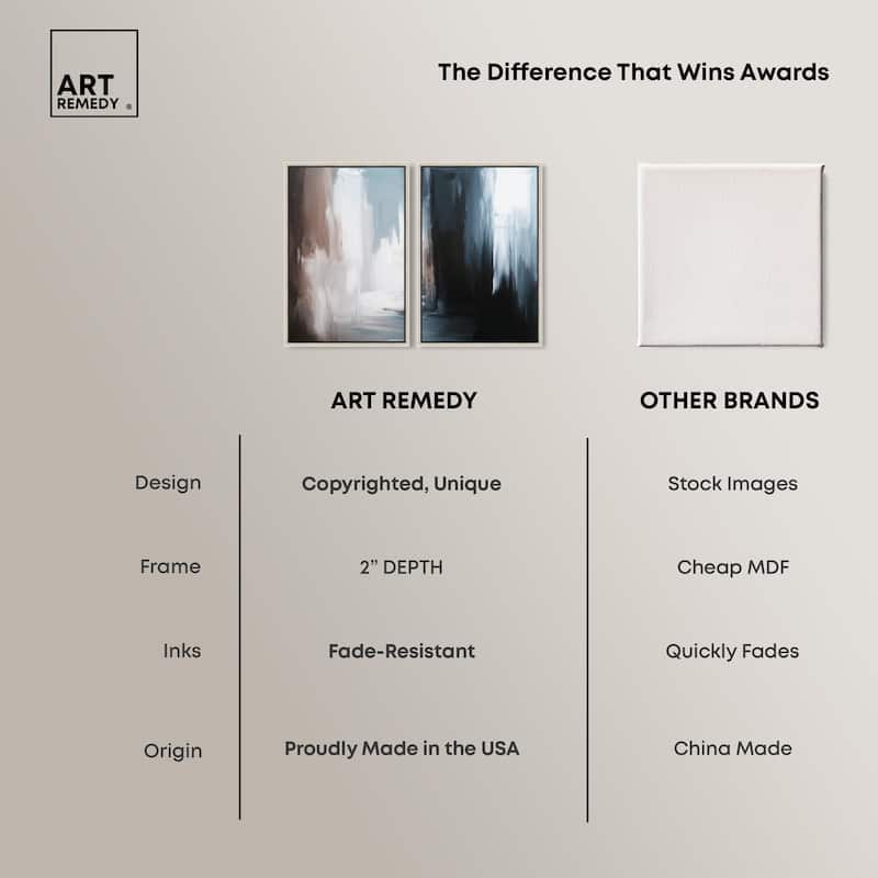 Chiaroscuro Canvas Set of 2 by Art Remedy