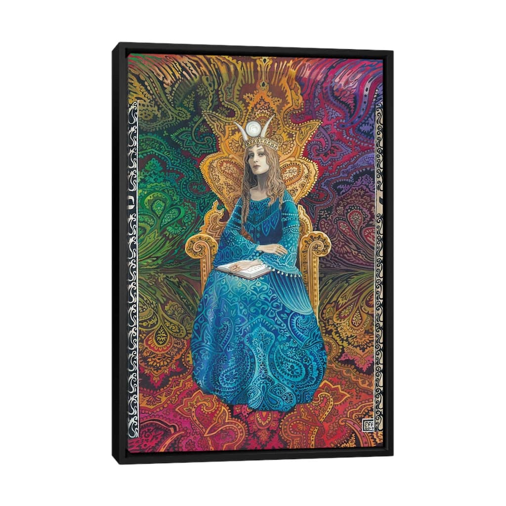 iCanvas "The High Priestess" by Emily Balivet Framed Canvas Print