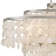 preview thumbnail 2 of 3, Brielle 6 Light Antique Silver Linear Chandelier - 30'' W x 22.5'' H x 14'' D