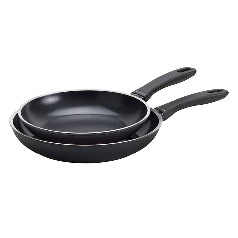 Henckels Nola 2-pc Aluminum Ceramic Nonstick Fry Pan Set - Black - Black - 2 Piece - 2-pc