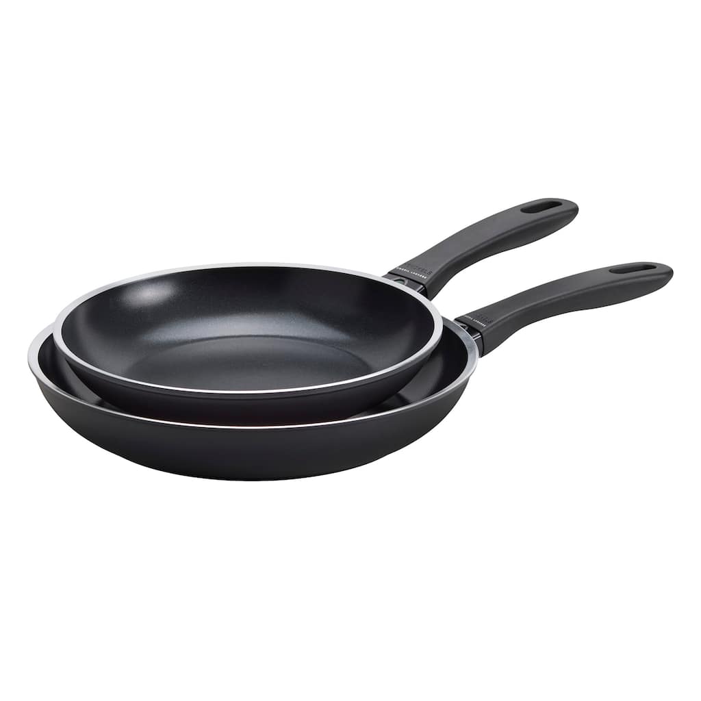 Henckels Nola 2-pc Aluminum Ceramic Nonstick Fry Pan Set - Black