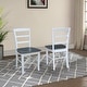 preview thumbnail 43 of 128, International Concepts Solid Wood Madrid Ladderback Chairs, Set of 2 - N/A