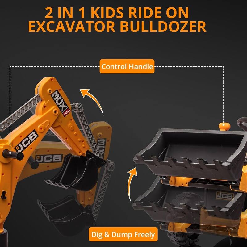 4 in 1 JCB Ride On Excavator