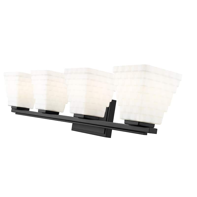 Z-Lite Annalise 4 Light Vanity - Matte Black - Matte Black