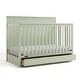 preview thumbnail 12 of 49, Graco Sasha 5-in-1 Convertible Crib with Drawer Sage