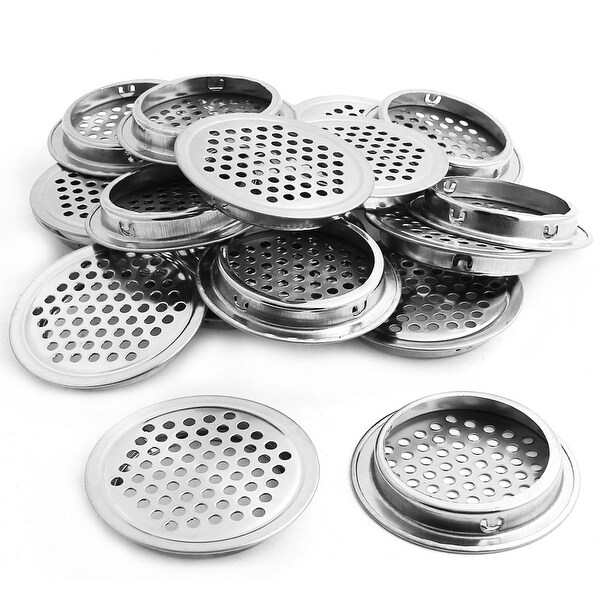 Shop Furniture 53mm Bottom Dia Air Vent Grill Ventilation Round Cover 20PCS - Free Shipping On ...
