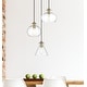 preview thumbnail 9 of 9, Elegant Lighting Destry 3 Light 19" Wide Multi Light Pendant with