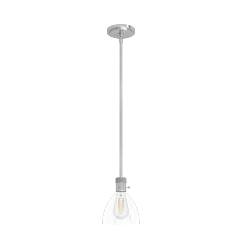 Hunter 6" Van Nuys 1 Light Mini Pendant - Kitchen Island, Dining Room - Industrial, Modern, Transitional