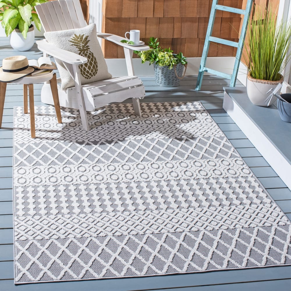 SAFAVIEH Cabana Selinde Indoor/ Outdoor Waterproof Patio Rug