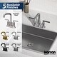 preview thumbnail 20 of 48, Karran Gillingham KBF536 2-Handle 4-Inch Centerset Bathroom Faucet with Matching Pop-up Drain