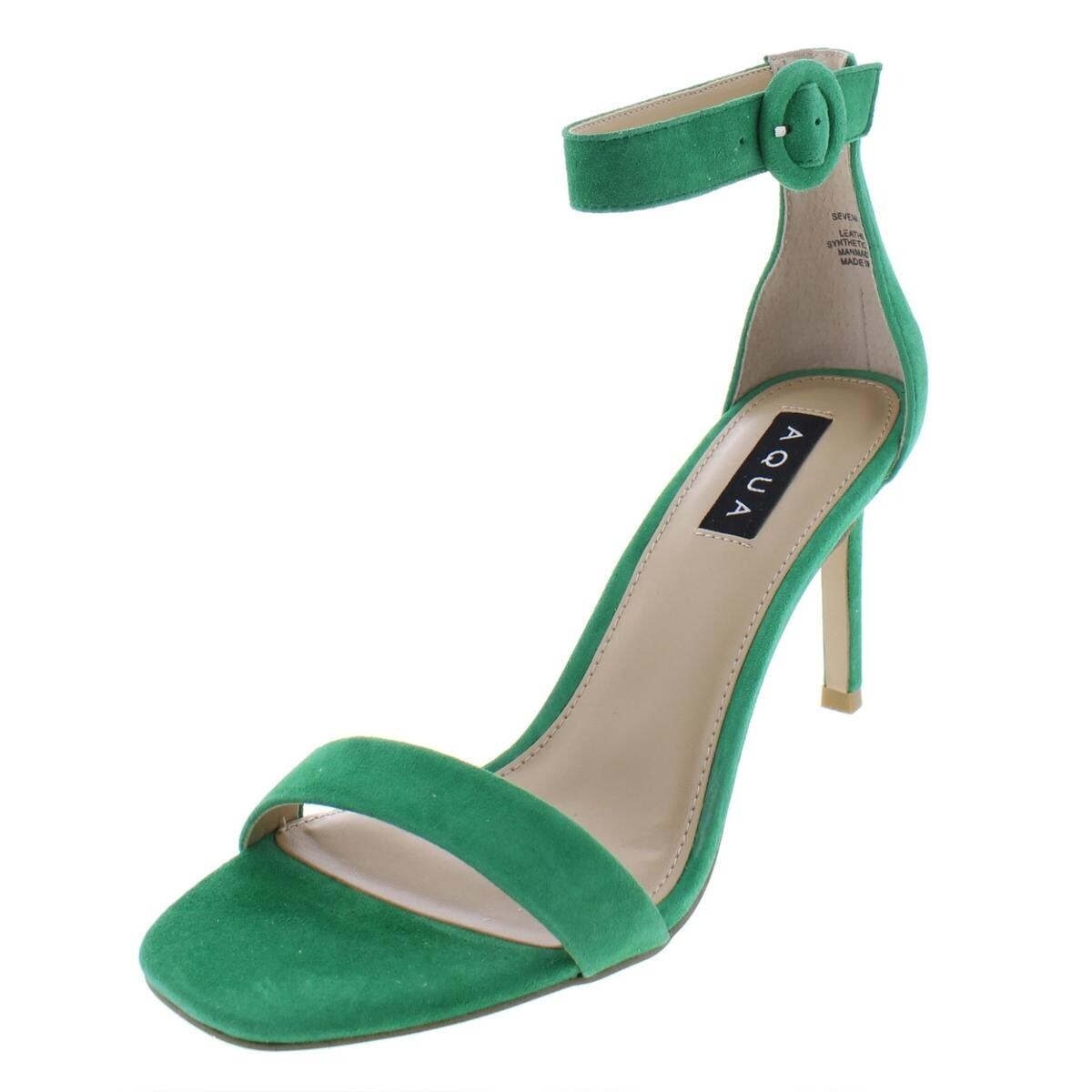 aqua green sandals