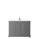 preview thumbnail 26 of 58, Avery 48 Inch Single Vanity, Cultured Marble Top