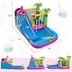 preview thumbnail 2 of 8, Inflatable Bounce Castle with Long Water Slide and 735W Blower - 15FT