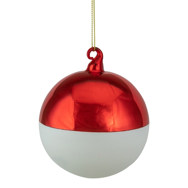Shiny red christmas ornaments sale