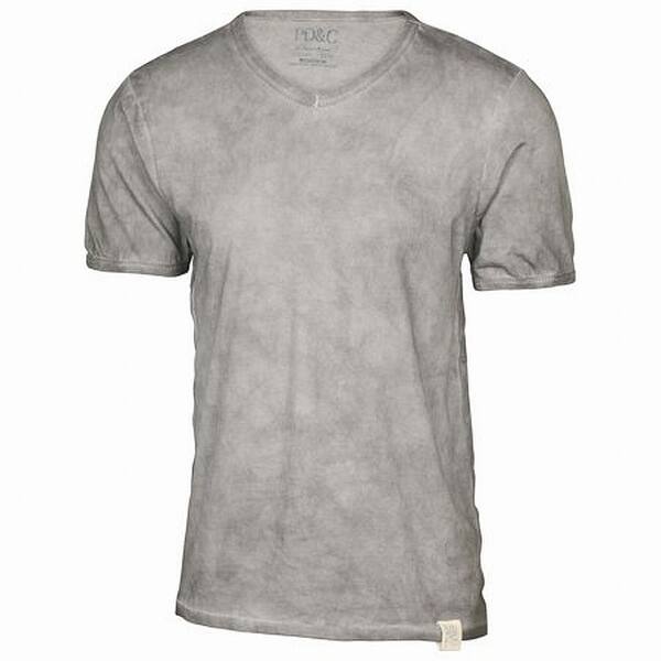 Shop Pd C Mens T Shirt Cement Gray Size Large L V Neck Vintage