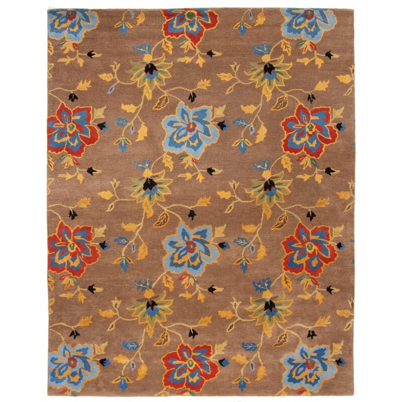 SAFAVIEH Handmade Soho Maren Floral N.Z. Wool Rug