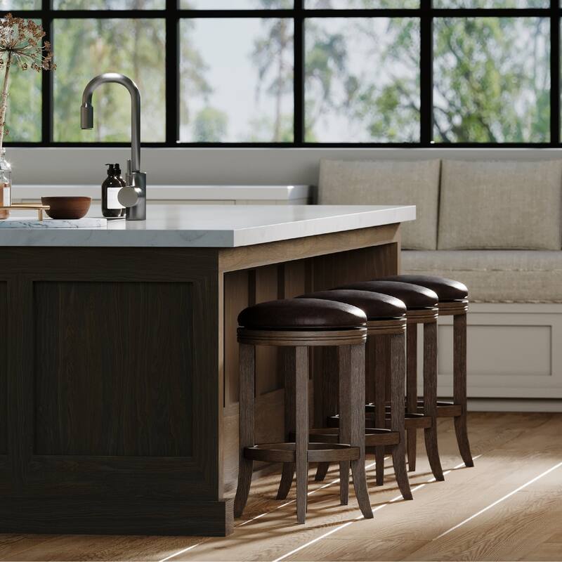 Maven Lane 26" Eva Swivel Counter Height Kitchen Stool