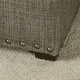 preview thumbnail 59 of 58, Adeco Fabric Square Storage Ottoman with Tray
