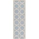 preview thumbnail 22 of 183, SAFAVIEH Handmade Cambridge Trudie Geometric Wool Rug 2'6" x 6' Runner - Light Blue/Ivory - Runner