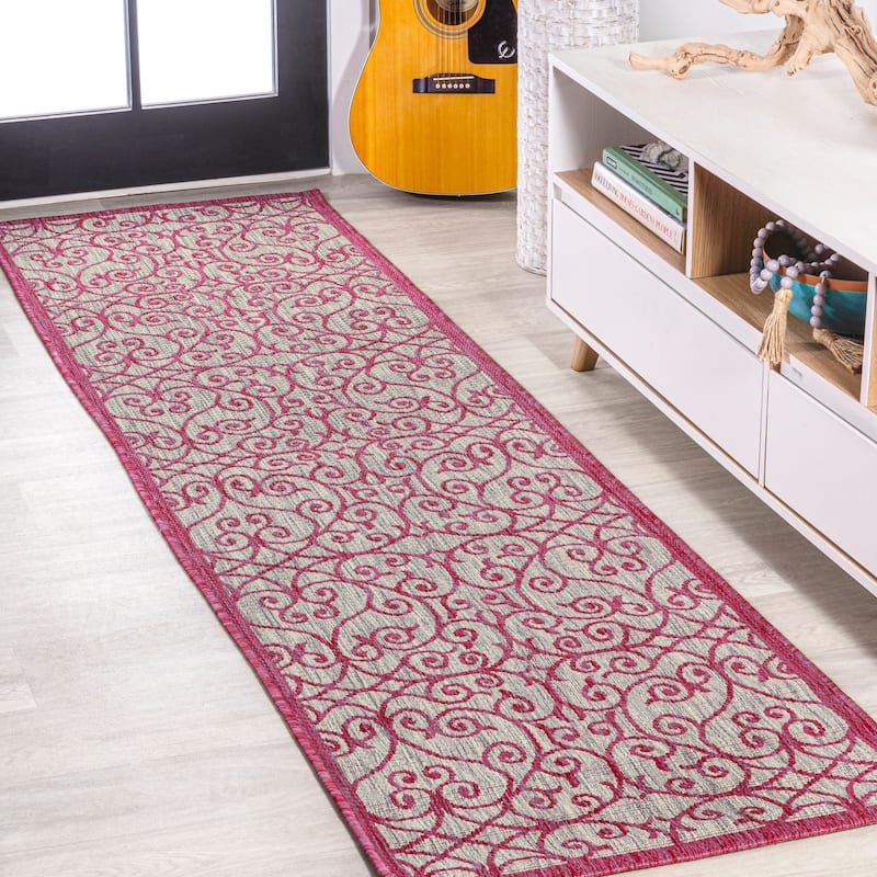 JONATHAN Y Ourika Textured Weave Indoor/Outdoor Area Rug
