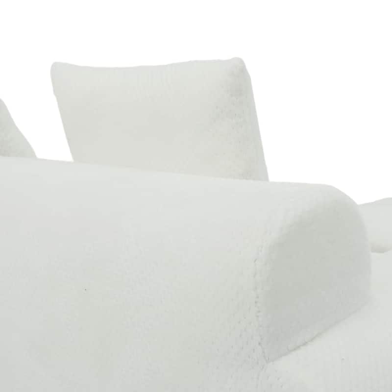 Modular Sectional Sofa, L-Shape 3 Seat Couch Memory Foam Sectional Couches for Living Room