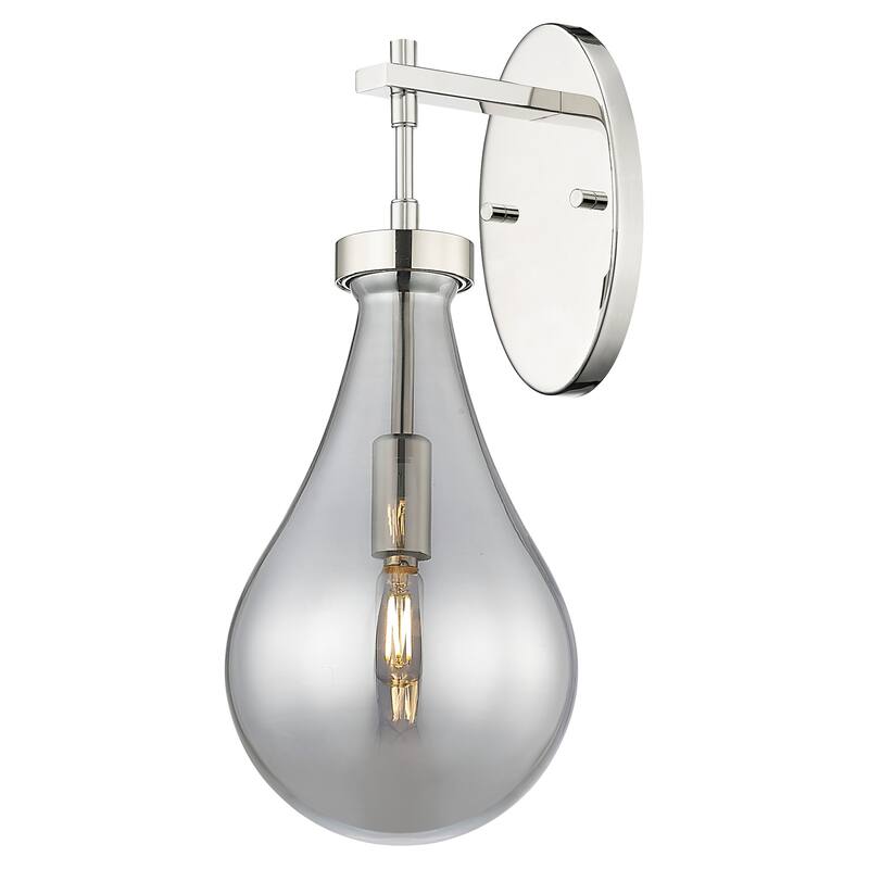 Innovations Lighting 451-1W-G451-7SM Owego 18" Tall Bathroom Sconce - Polished Nickel