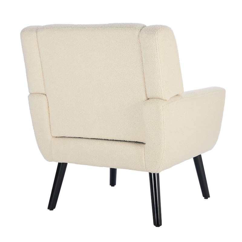 Teddy Accent Chair with Wood Legs